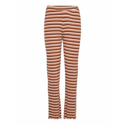 5X5 Stripe Lonnie Leggings Bottoms Trousers Flared Multi/patterned Mads Nørgaard
