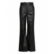 70S Flare Faux Leather Leather Bottoms Trousers Leather Leggings-Byxor Black LEVI´S Women