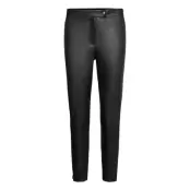 7/8 Pants W/Zipper Pocket And Zipper At Bottom Slimfit Byxor Stuprörsbyxor Svart DEPECHE