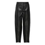 Abinagz Mw Pants Trousers Leather Leggings/Byxor Svart Gestuz