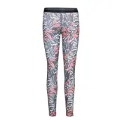 Active Branded Legging Running/training Tights Multi/mönstrad Shock Absorber