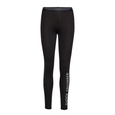 Active Branded Legging Running/training Tights Svart Shock Absorber