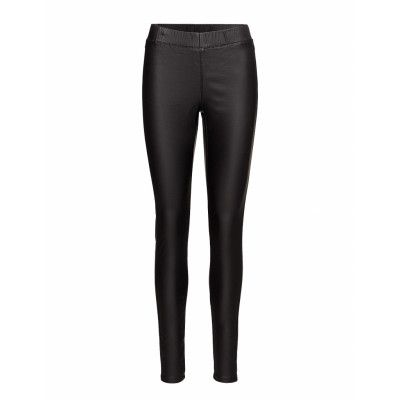 Kaffe Ada Coated Jeggings Svart
