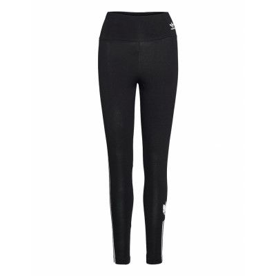 Adicolor 3d Trefoil High-Waisted Tights W Leggings Svart Adidas Originals