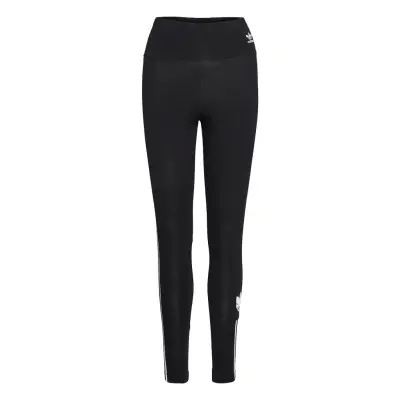 Adicolor 3d Trefoil High-Waisted Tights W Leggings Svart Adidas Originals