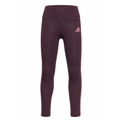 Adidas Essentials 3-Stripes Leggings Leggings Vinröd Adidas Performance