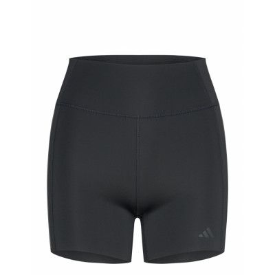 Adidas Performance Adidas Optime 4 Inch Raw Cut Hem Leggings Svart