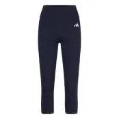 Adidas Performance Adidas Optime Essentials Stash 3/4 Leggings Marinblå