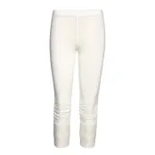 Agnes 3/4 Legging Leggings Vit Cream