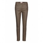 Aida-Pa-7/8-Cooper Trousers Leather Leggings/Byxor Brun FREE/QUENT