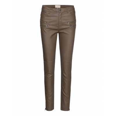 Aida-Pa-7/8-Cooper Trousers Leather Leggings/Byxor Brun FREE/QUENT
