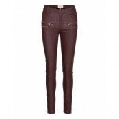 Aida-Pa-7/8-Cooper Trousers Leather Leggings/Byxor Röd FREE/QUENT