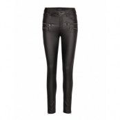 Fqaida-Pa-7/8-Cooper Bottoms Trousers Leather Leggings-Byxor Svart FREE/QUENT