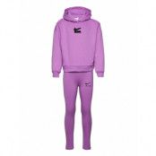 Air Ft Po Legging Set *Villkorat Erbjudande Sets Sweatsuits Lila Nike