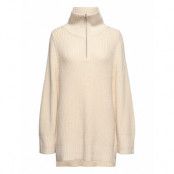 Alain Sweater *Villkorat Erbjudande Turtleneck Polotröja Creme Stylein