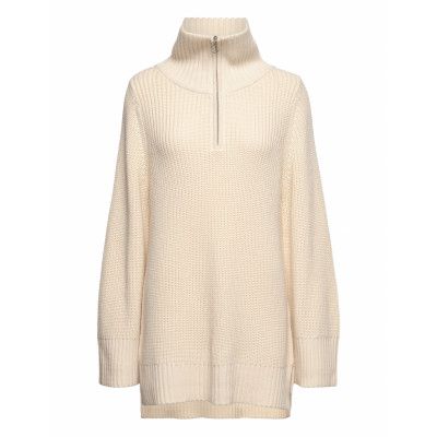 Alain Sweater *Villkorat Erbjudande Turtleneck Polotröja Creme Stylein