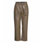 Alba 7/8 Pant Trousers Leather Leggings/Byxor Brun Soft Rebels