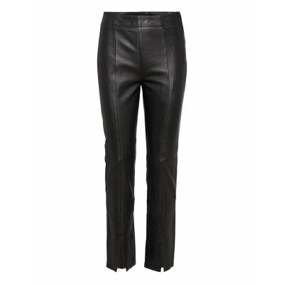 Albion Pant Bottoms Trousers Leather Leggings-Byxor Black Deadwood