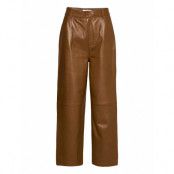 Aliahgz Culotte Leather Leggings/Byxor Brun Gestuz