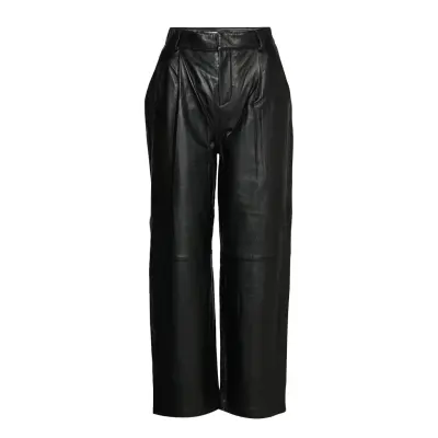 Aliahgz Culotte Leather Leggings/Byxor Svart Gestuz