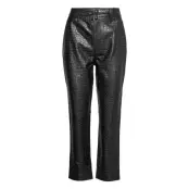 Alivia Trousers Trousers Leather Leggings/Byxor Svart Twist & Tango