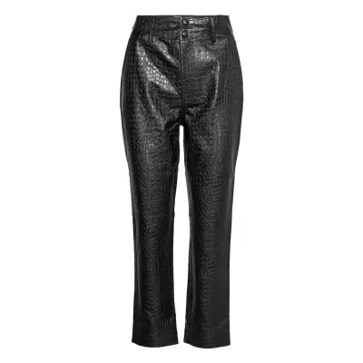 Alivia Trousers Trousers Leather Leggings/Byxor Svart Twist & Tango