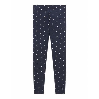 All Over Printed Leggings Leggings Marinblå Tom Tailor