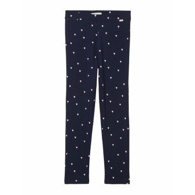 Tom Tailor Allover Printed Leggings Marinblå