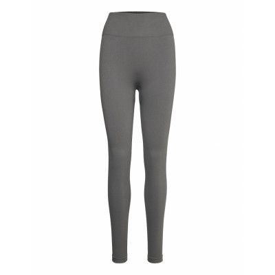 Alma Seamless Leggings 4/4 Running/training Tights Grå Guess Activewear