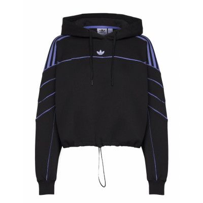 Aloxe Crop Hood Hoodie Svart Adidas Originals