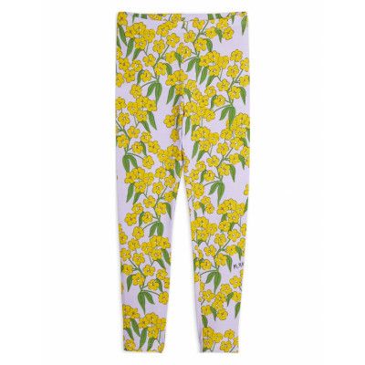 Alpine Flowers Aop Leggings Leggings Lila Mini Rodini
