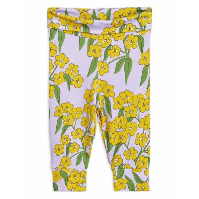 Alpine Flowers Aop Nb Leggings Baby Trousers Multi/mönstrad Mini Rodini