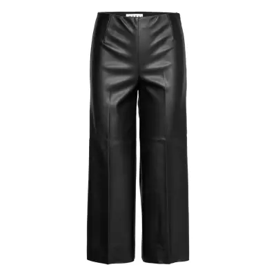 Anais Trousers Leather Leggings/Byxor Svart Wera