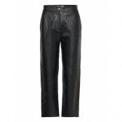 Andie Leather Trousers Bottoms Trousers Leather Leggings-Byxor Black BUSNEL