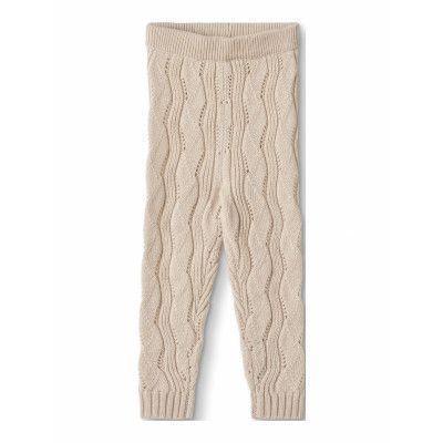 Andy Merino Leggin Bottoms Leggings Cream Fliink