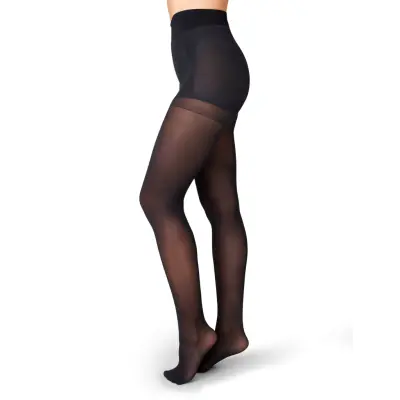 Swedish Stockings Anna Control Top Tights 40D Svart