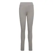 Anni Soft Leggings Gots Bottoms Leggings Grå Basic Apparel