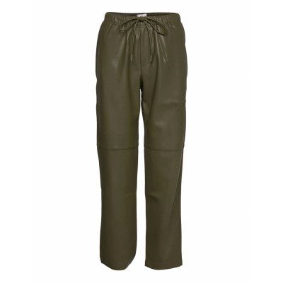Apple Trousers Leather Leggings/Byxor Grön Mango