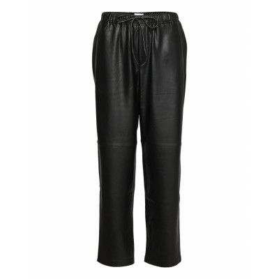 Apple Trousers Leather Leggings/Byxor Svart Mango