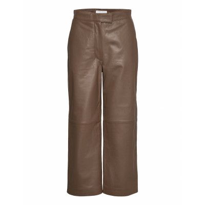 Atlant L Trousers Leather Leggings/Byxor Brun Tiger Of Sweden