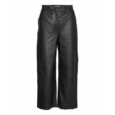 Atlant L Trousers Leather Leggings/Byxor Svart Tiger Of Sweden