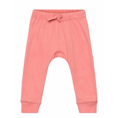 Baggy Rib Jersey Leggings Bottoms Sweatpants Coral Copenhagen Colors Organics