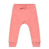 Baggy Rib Jersey Leggings *Villkorat Erbjudande Sweatpants Mjukisbyxor Korall Copenhagen Colors