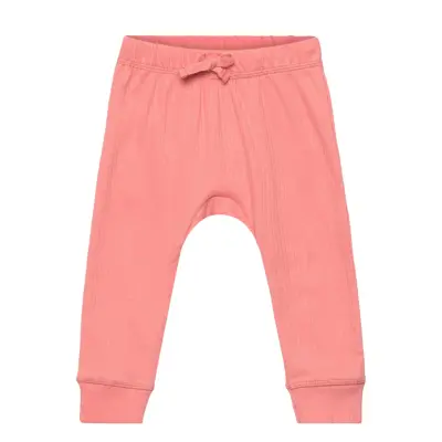 Baggy Rib Jersey Leggings *Villkorat Erbjudande Sweatpants Mjukisbyxor Korall Copenhagen Colors