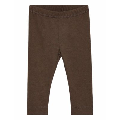 Base Leg *Villkorat Erbjudande Leggings Brun MarMar Cph