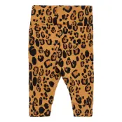 Basic Leopard Nb Leggings Bottoms Trousers Beige Mini Rodini