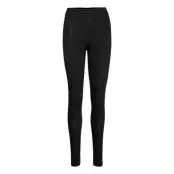 Basic Long Leggings Leggings Svart Gina Tricot