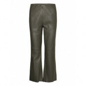 Batisz Pants Trousers Leather Leggings/Byxor Grön Saint Tropez