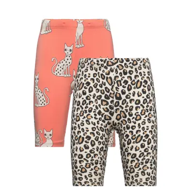 Biker Leggings Ao Printed 2 Pa Cykelshorts Multi/mönstrad Lindex