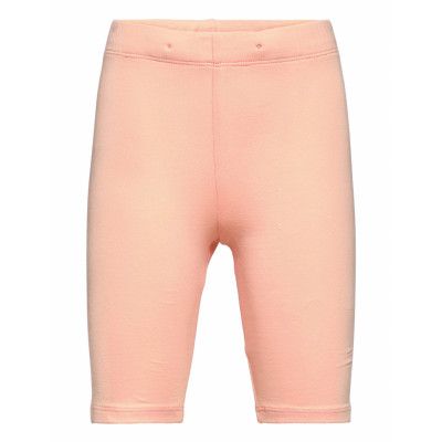 Biker Pants Basic Solid Leggings Orange Lindex